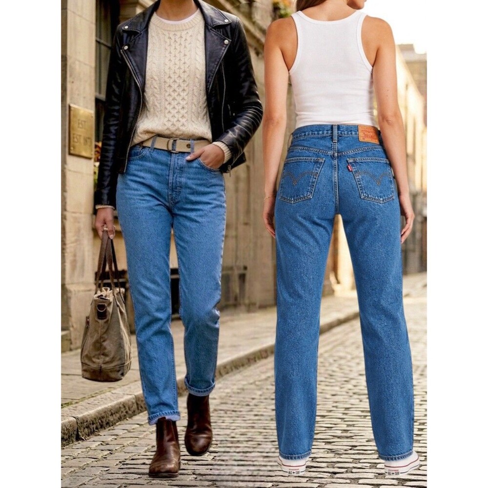 Levi’s Premium 501 Big E Women’s Sz 27 Classic Straight Buttonfly HighRise Jeans